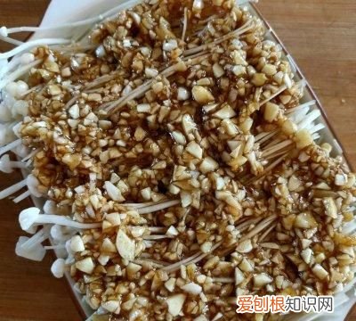 蒜蓉烤金针菇开胃下饭简单好学,简单必做的蒜蓉烤金针菇的做法
