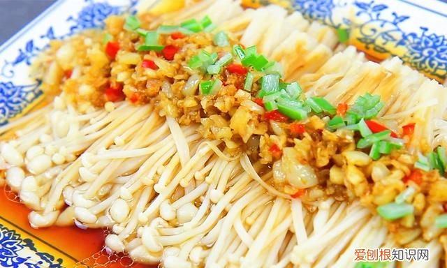 蒜末金针菇最好吃的做法,大蒜金针菇家常做法