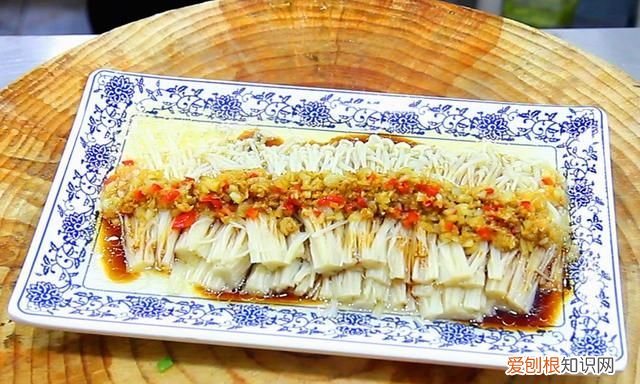 蒜末金针菇最好吃的做法,大蒜金针菇家常做法