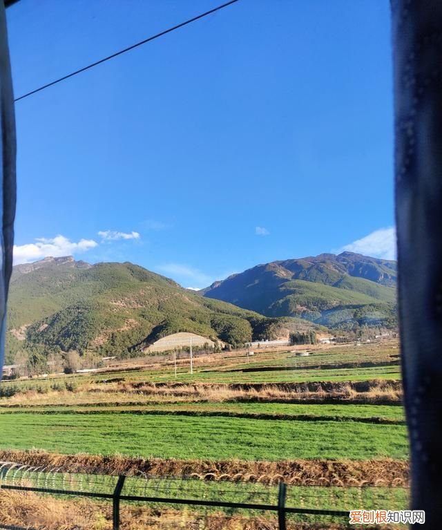 大理到丽江火车沿途景色