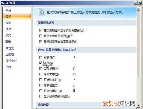 word文档中的空格要怎么样显示
