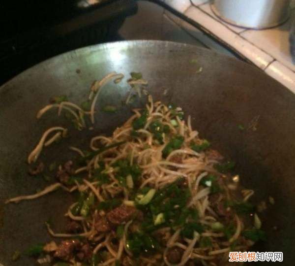 黄豆芽炒牛肉丝的做法,豆芽炒牛肉丝的家常做法窍门