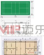标准羽毛球场地尺寸，标准羽毛球场地划线尺寸图？