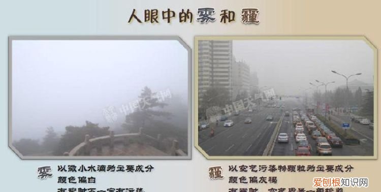 雾和霾的区别