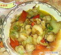 海螺炒白菜怎么做好吃