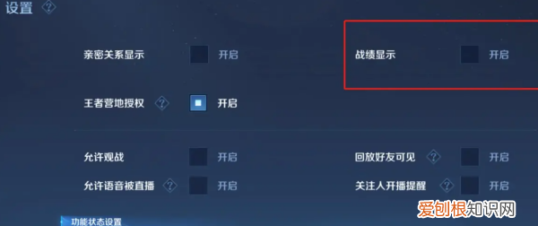 王者在哪里设置不可以看战绩