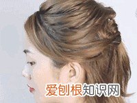 6个短发扎发造型 短发盘发