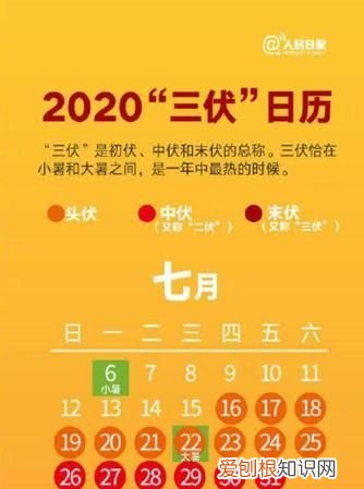 头伏是几月几号，21年入伏是几月几号