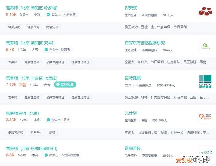 考营养师有前途吗？ 营养师就业