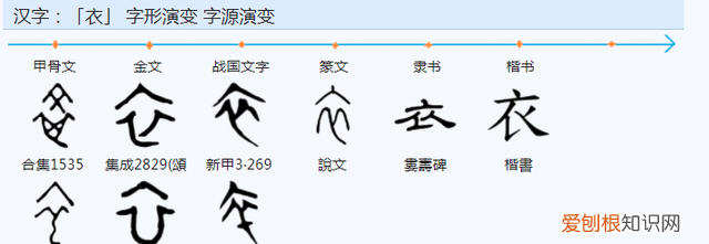 裹，袤，衰，哀，衮字都是把衣字拆开中间加一个字其原理是什么？