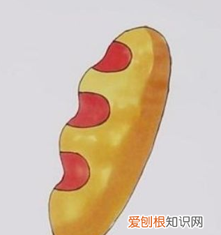 面包怎么画简单又漂亮，怎么画面包；面包简笔画的画法