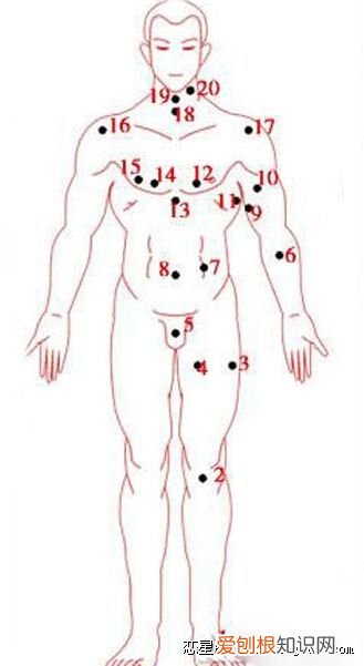 男女全身痣相图解测命运 全身痣相