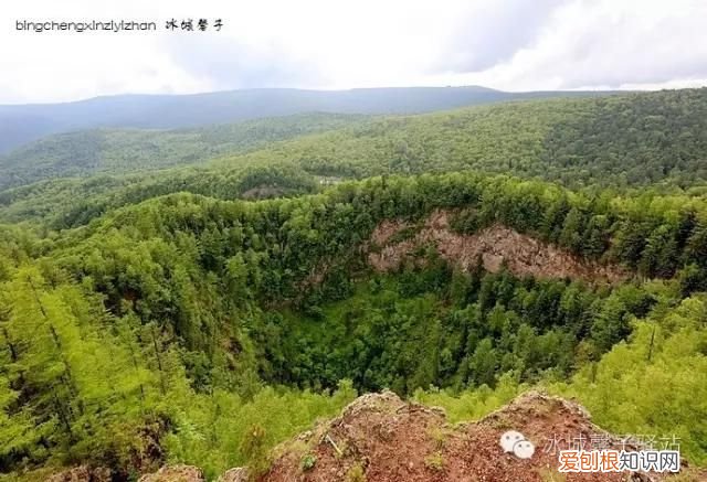 镜泊湖火山口地下森林 镜泊湖地下森林