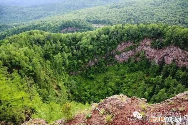 镜泊湖火山口地下森林 镜泊湖地下森林