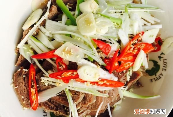 凉拌牛肉的调料汁做法