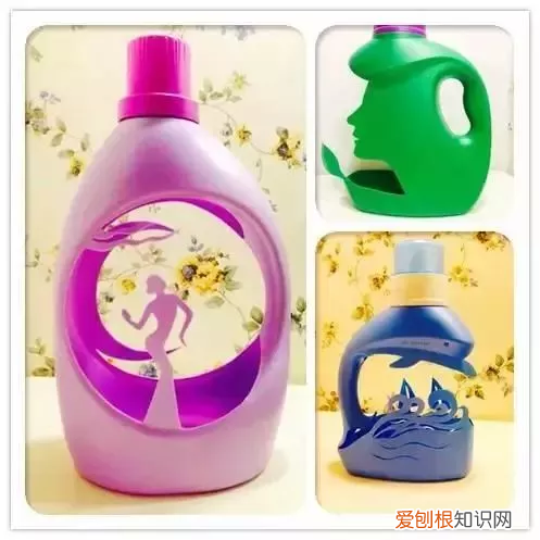 废弃的洗衣液瓶剪一刀秒变花盆 洗衣液瓶子做花盆制作方法图片