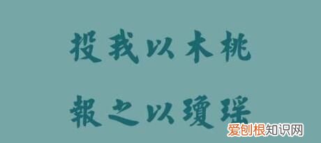 投之桑榆报之桃李意思，“投之以桑榆报之以桃李”是什么意思