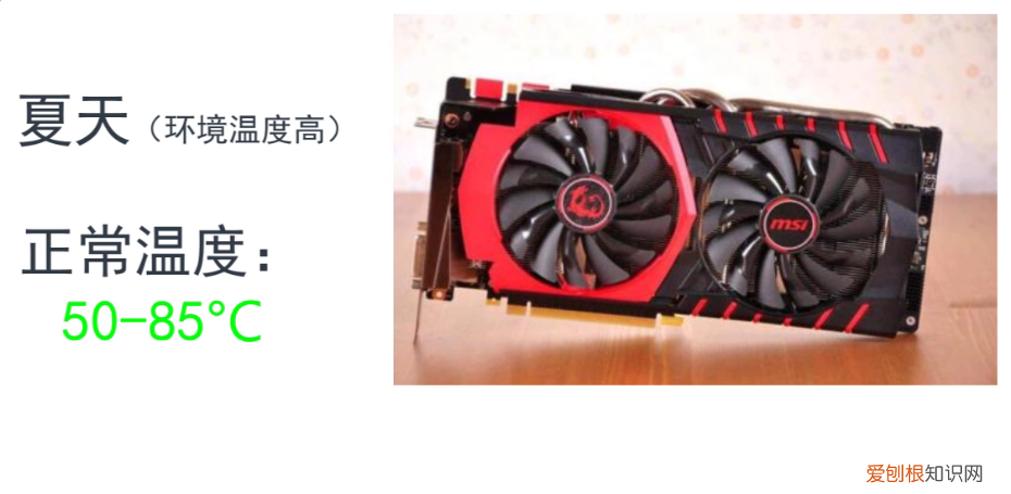 显卡温度多少是正常的 台式机显卡温度