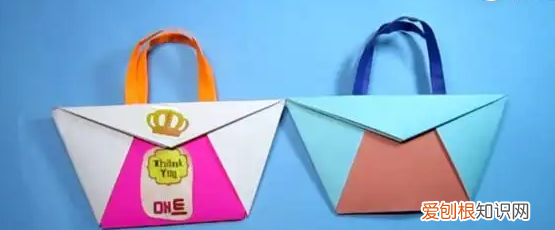 用纸怎么折公主包包，手工折纸制作简单又漂亮