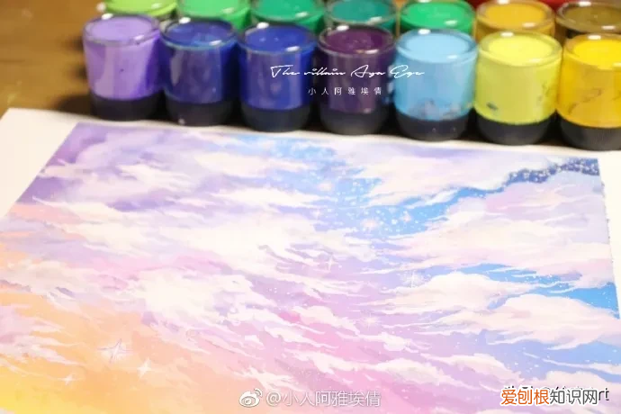 浪漫丙烯画出人间温柔 丙烯颜料画