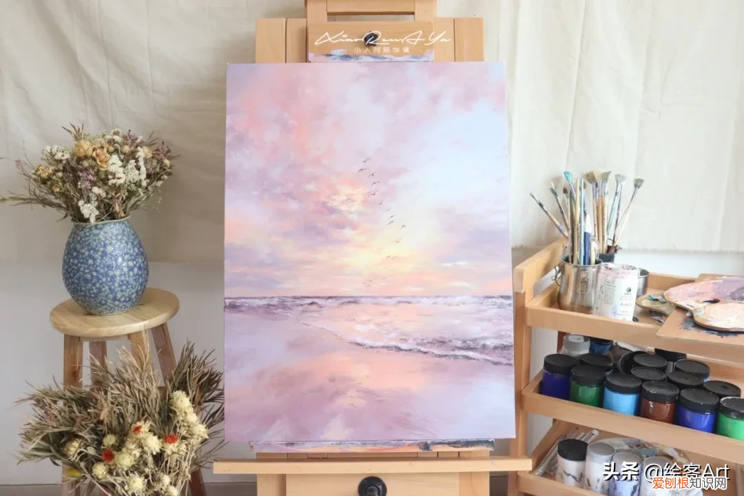 浪漫丙烯画出人间温柔 丙烯颜料画