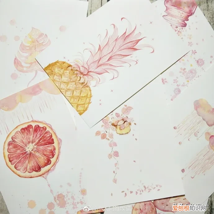 浪漫丙烯画出人间温柔 丙烯颜料画