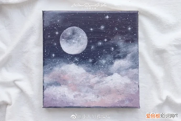 浪漫丙烯画出人间温柔 丙烯颜料画