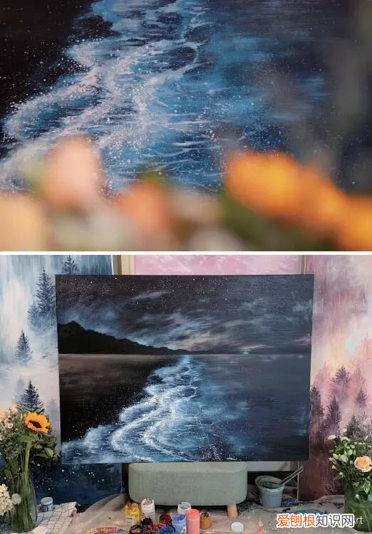 浪漫丙烯画出人间温柔 丙烯颜料画