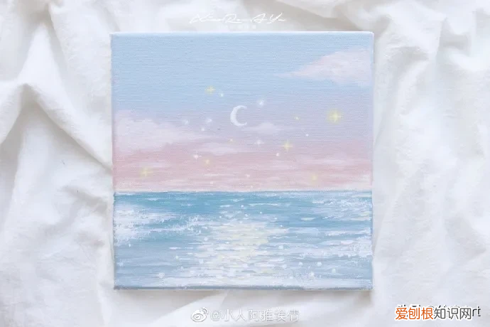 浪漫丙烯画出人间温柔 丙烯颜料画