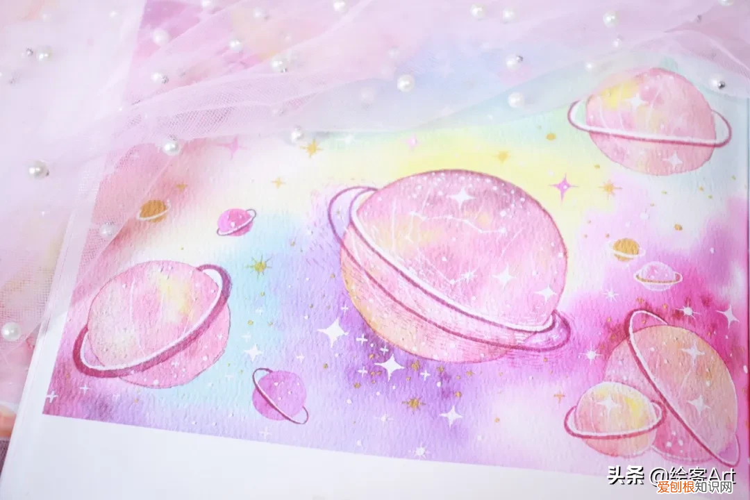 浪漫丙烯画出人间温柔 丙烯颜料画