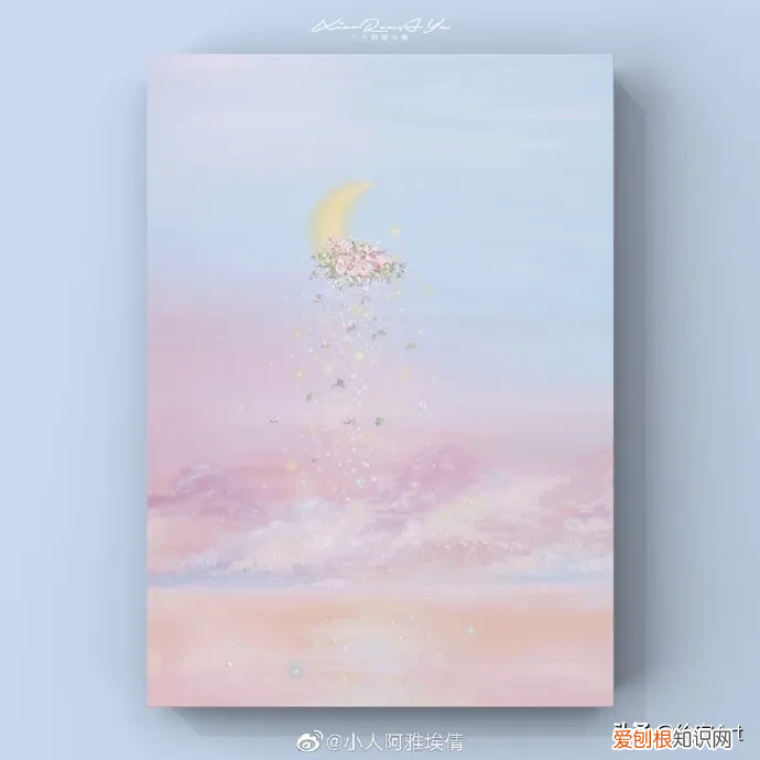 浪漫丙烯画出人间温柔 丙烯颜料画