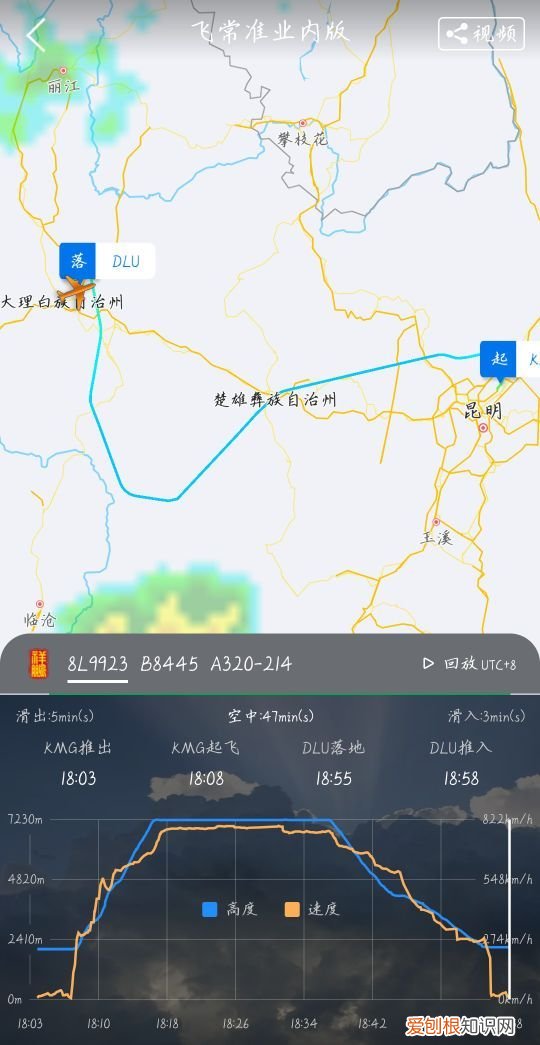 国内最短直飞航线之昆明至大理 昆明机场到大理