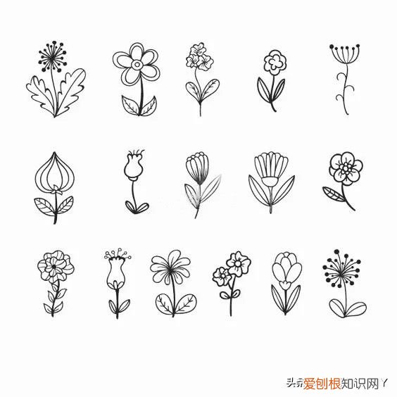 美丽又简单的刺绣图案！ 简单绣花