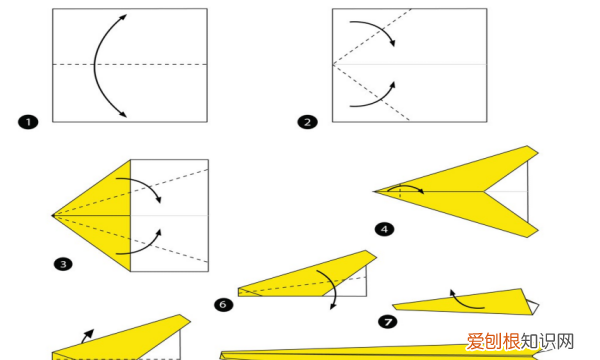 折纸飞机的教程，最简单的折纸飞机的方法