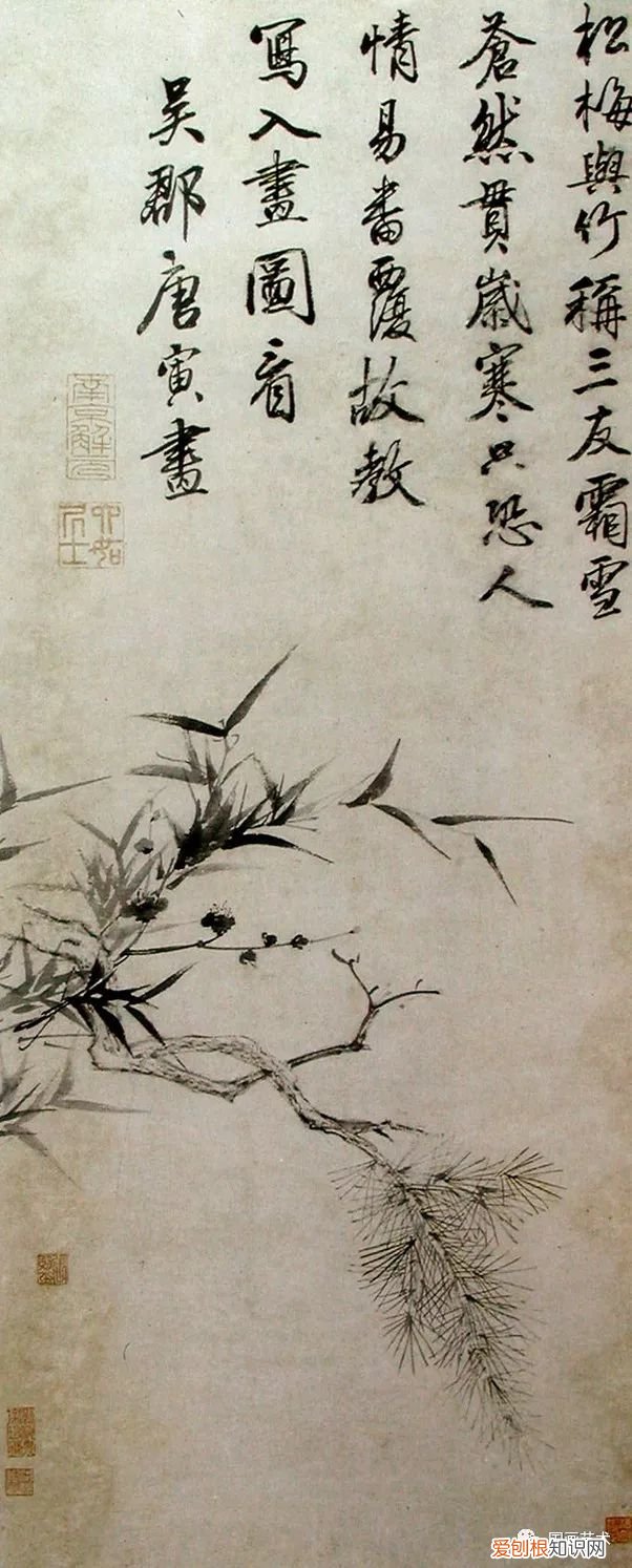 指松、竹、梅三种植物 岁寒三友是指哪三个植物