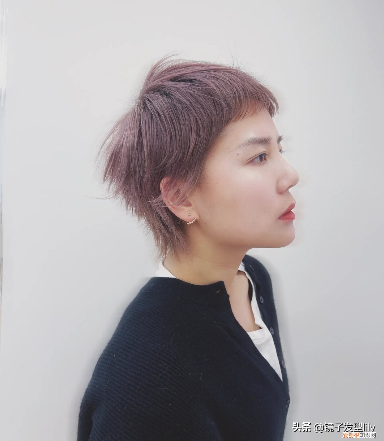 选对目标再裁剪，都说很不赖 狼尾发型女