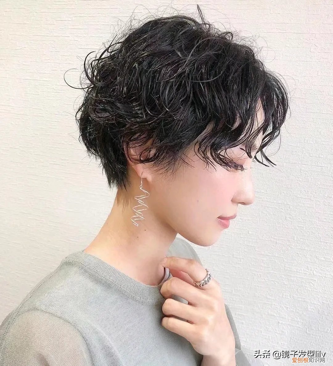 选对目标再裁剪，都说很不赖 狼尾发型女