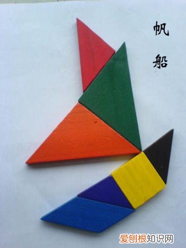 可以拼出1600种以上的图案 七巧板拼图原图有几种拼法