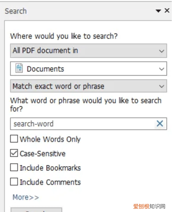 如何跨多个pdf文件查找文本内容