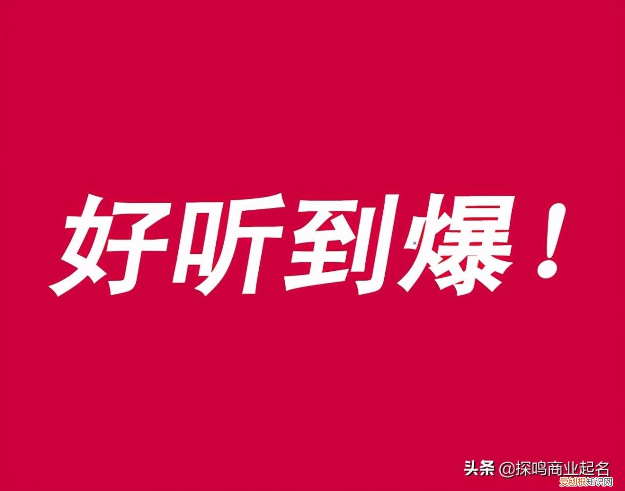 好听小众的公司名称 听到爆炸性的公司名称