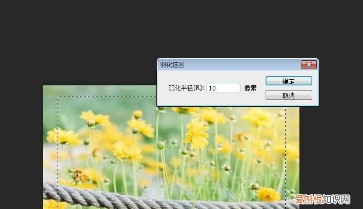要怎么用PS羽化边缘