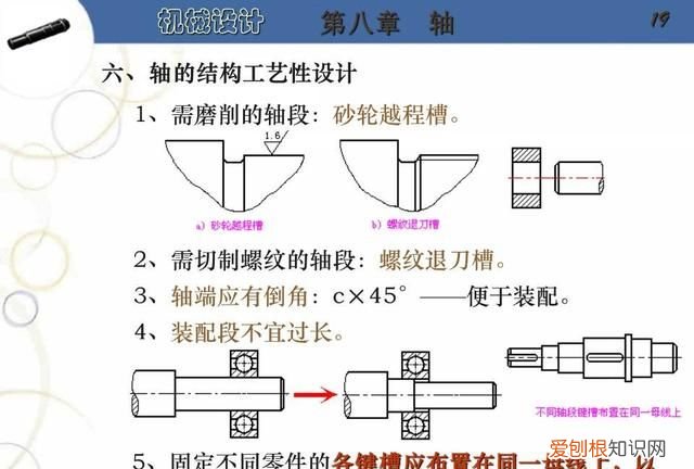 阶梯轴的设计步骤及要点