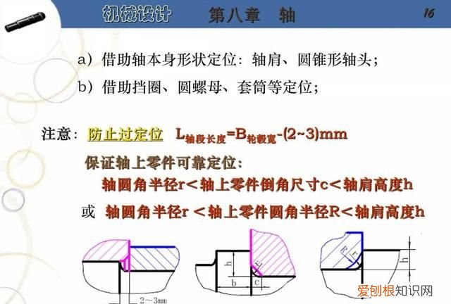 阶梯轴的设计步骤及要点