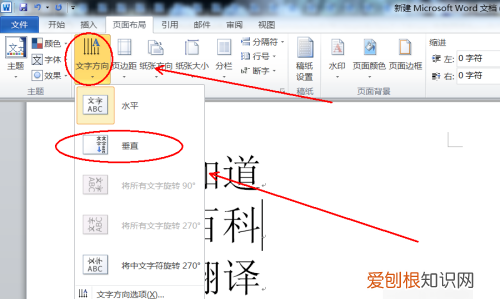 word怎么弄竖排文字，word怎么把文字变成竖排,然后居中