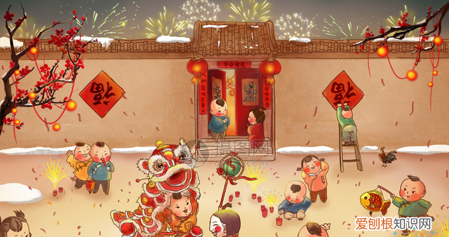 中国传统春节手抄报