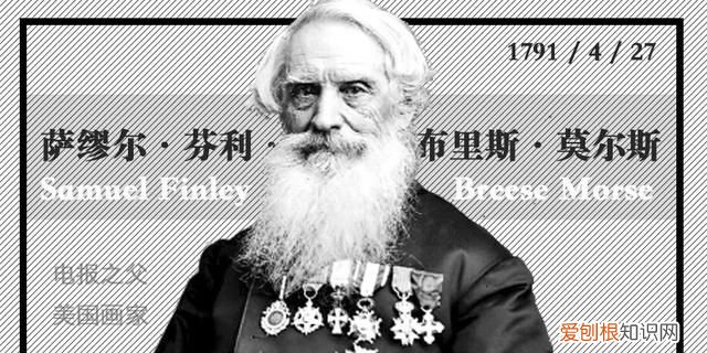 电报之父莫尔斯图片,塞缪尔·莫尔斯美国画家电报之父