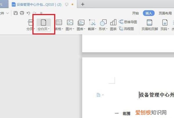 WPS文字如何添加页面，wps怎么增加新的一页快捷键