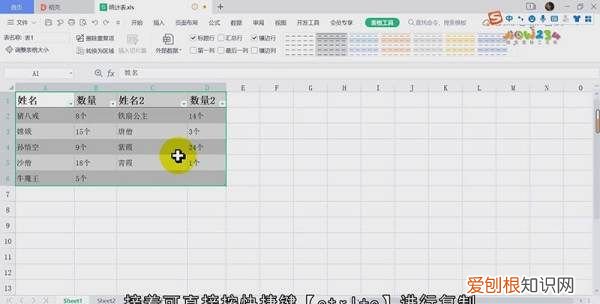 excel复制表格怎样保持原有样式