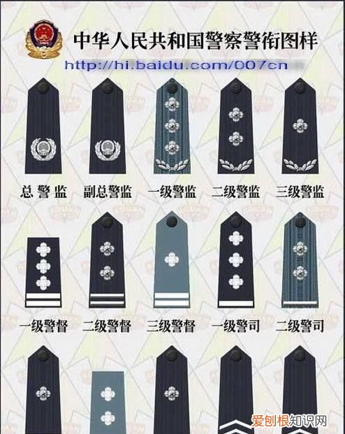 军衔 警衔 关衔 外交衔