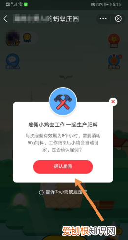 怎么在蚂蚁庄园让小鸡抢食